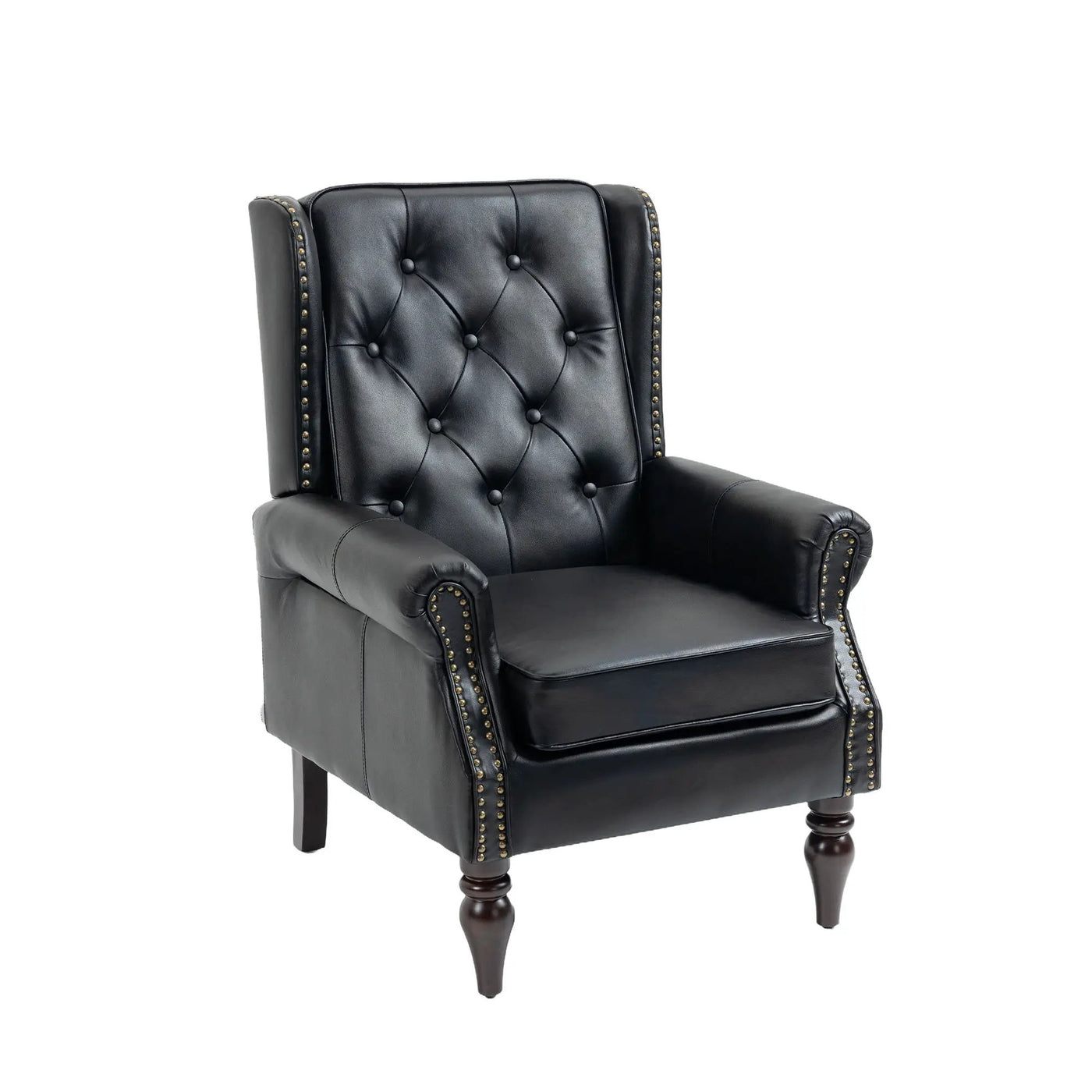 Modern Accent Armchair With Sturdy Wood Legs by Unique Piece Furniture