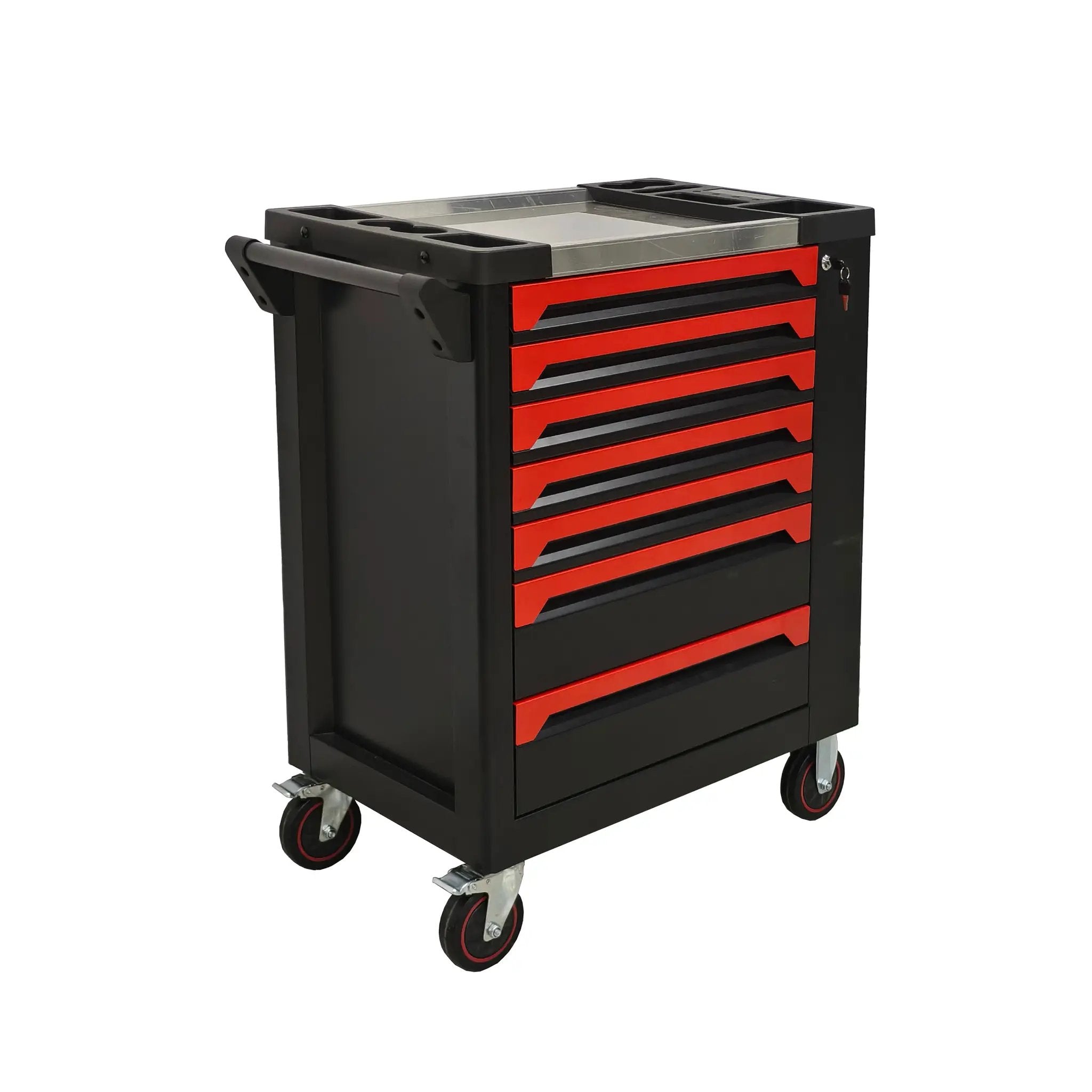 7 Drawer SPCC Rolling Tool Chest with 258-Piece Complete Tool Set by HouseOfZazla