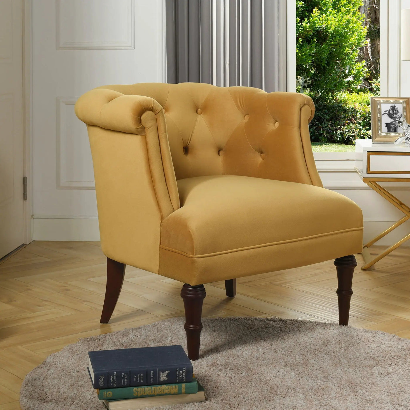 Katherine - Tufted Accent Chair by HouseOfZazla
