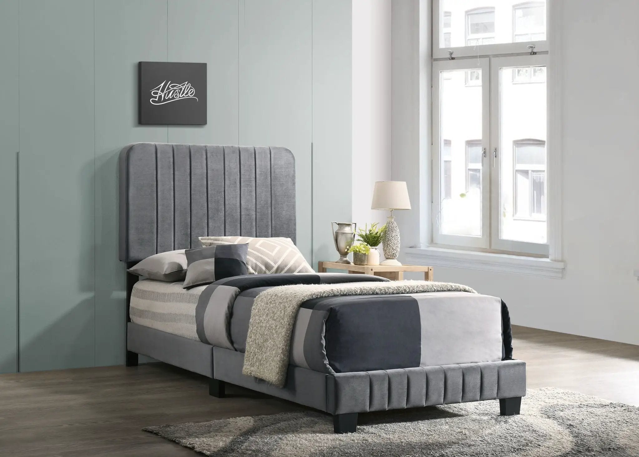 Channel Tufted Bed by HouseOfZazla