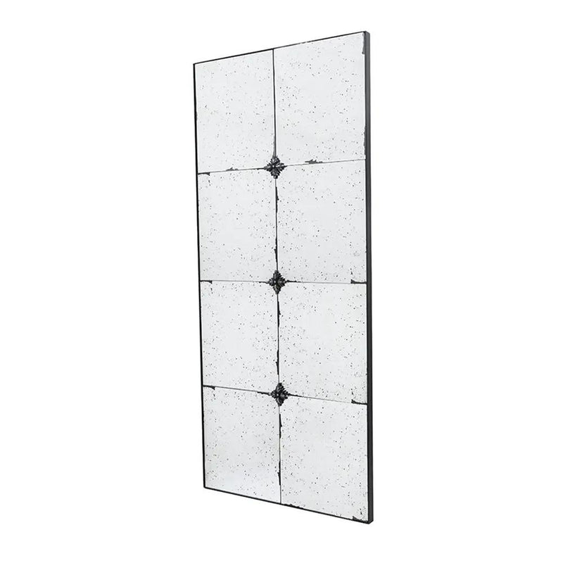 Traditional Decor Style Antique Glass Panel Mirror, Wall Mirror For Bathroom Entryway Console Lean Against Wall by Unique Piece Furniture
