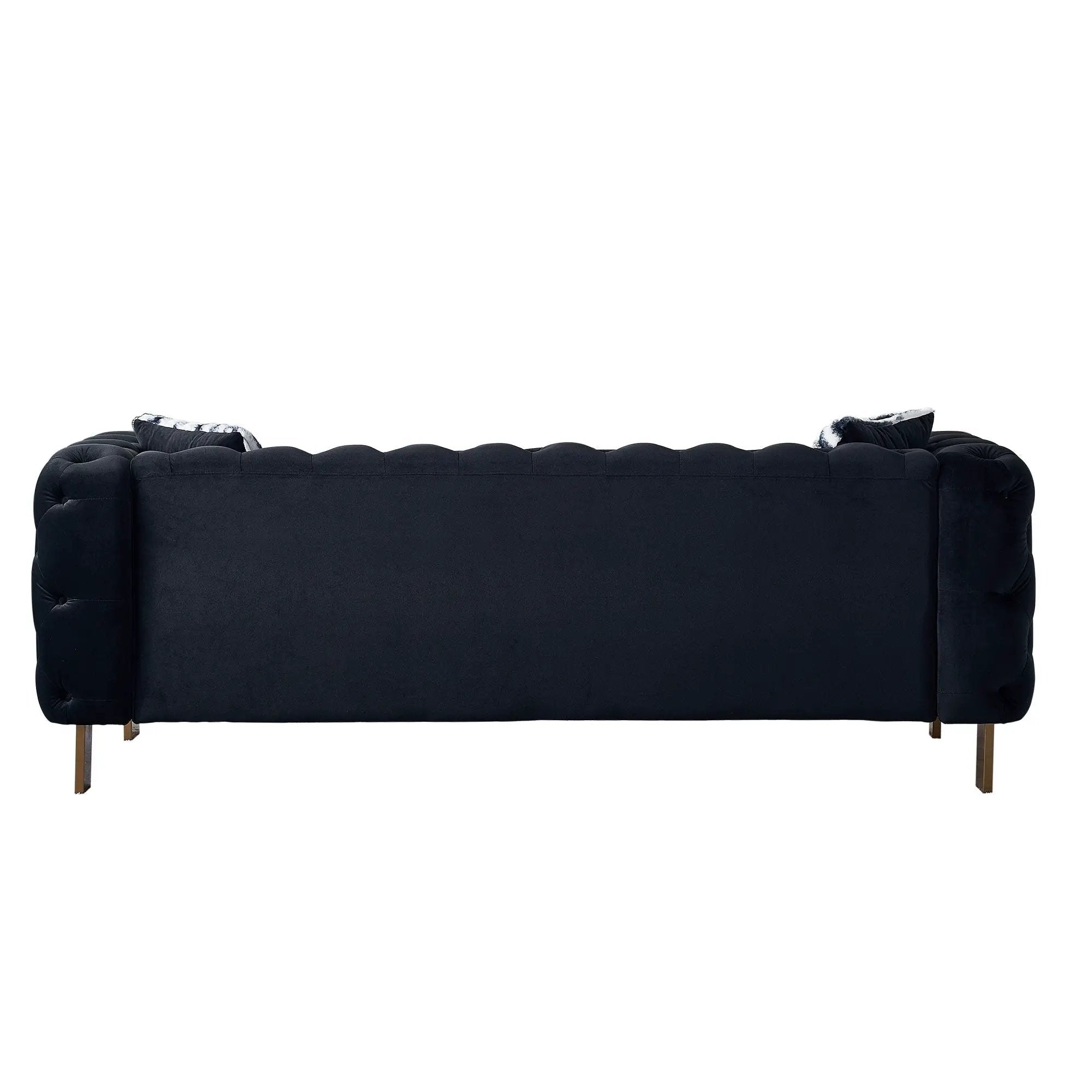 Chesterfield - Modern Tufted Living Room Sofa, 84.25''W Couch by HouseOfZazla