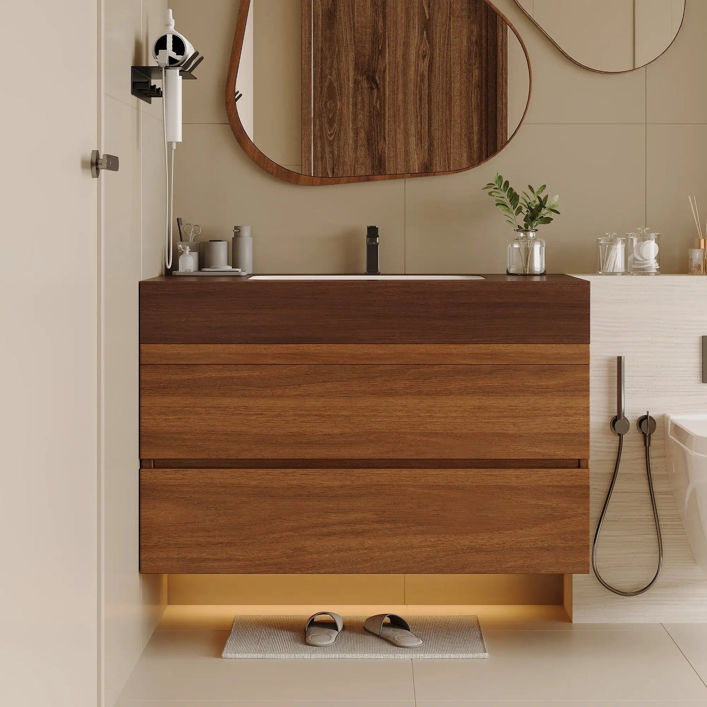 29.9" Modern Floating Bathroom Vanity by HouseOfZazla