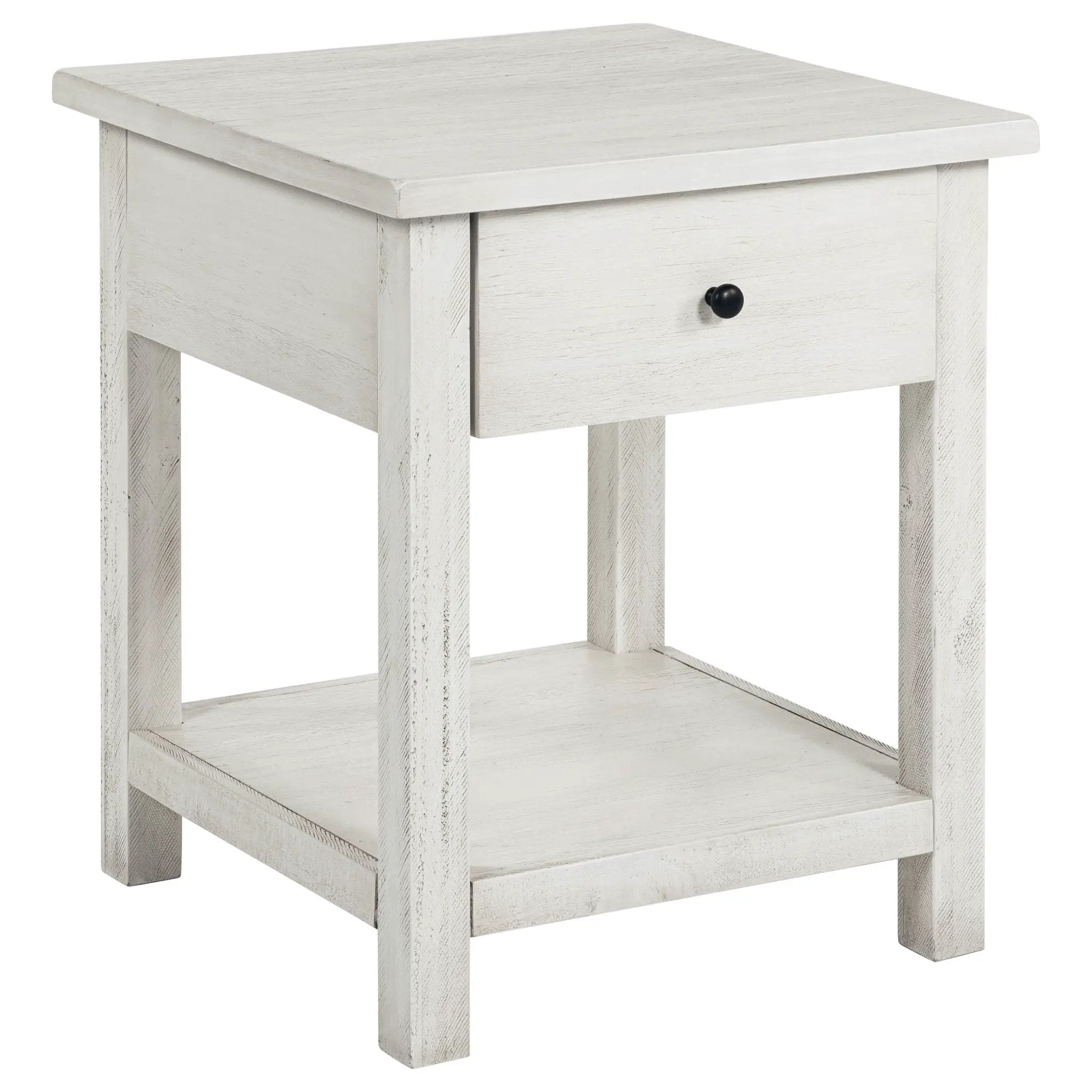 Payne 2-piece Coffee and 1-drawer End Table Set White by Unique Piece Furniture