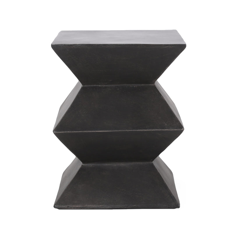 Outdoor Lightweight Concrete Side Table by HouseOfZazla