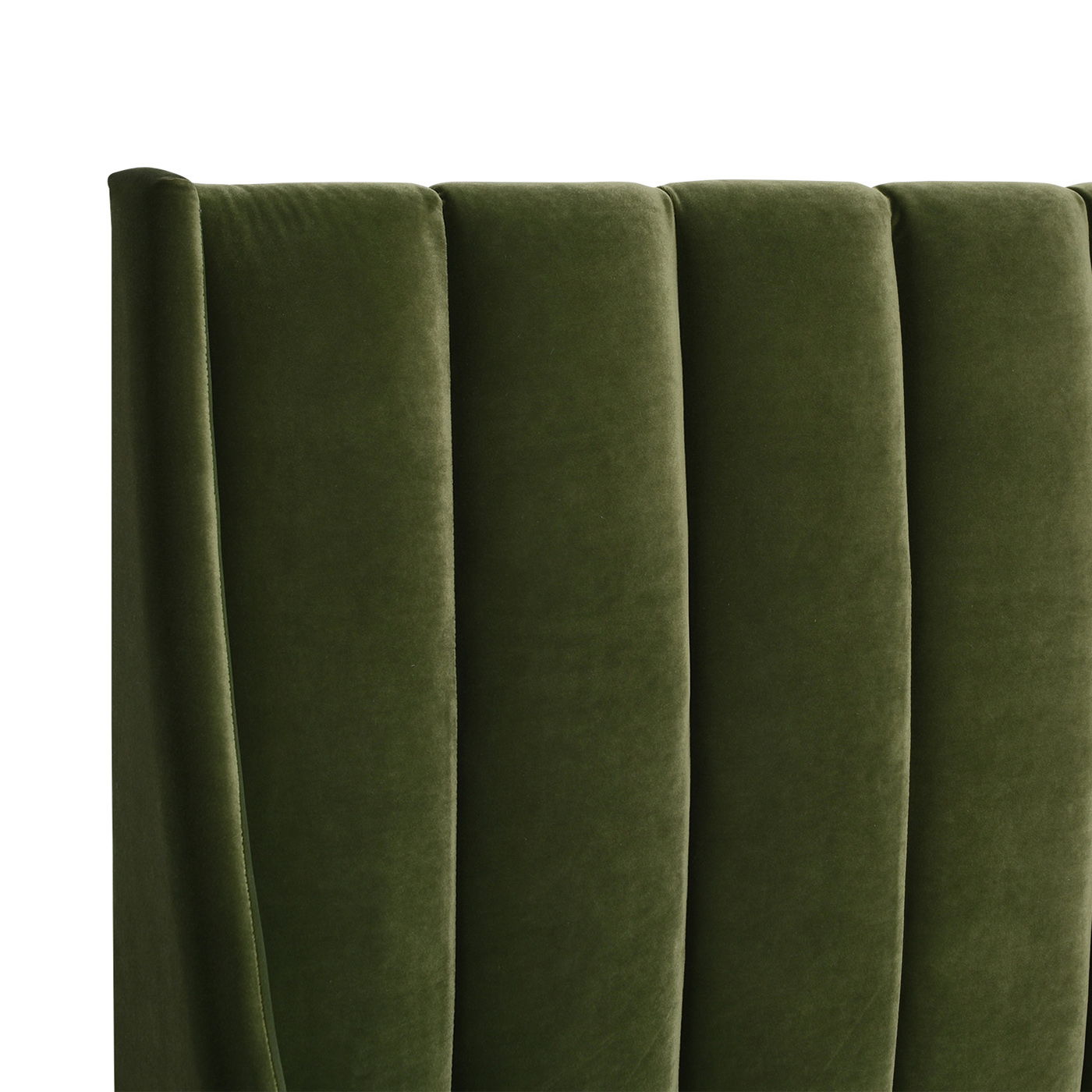 Aspen - Vertical Tufted Modern Headboard Platform Bed Set by HouseOfZazla