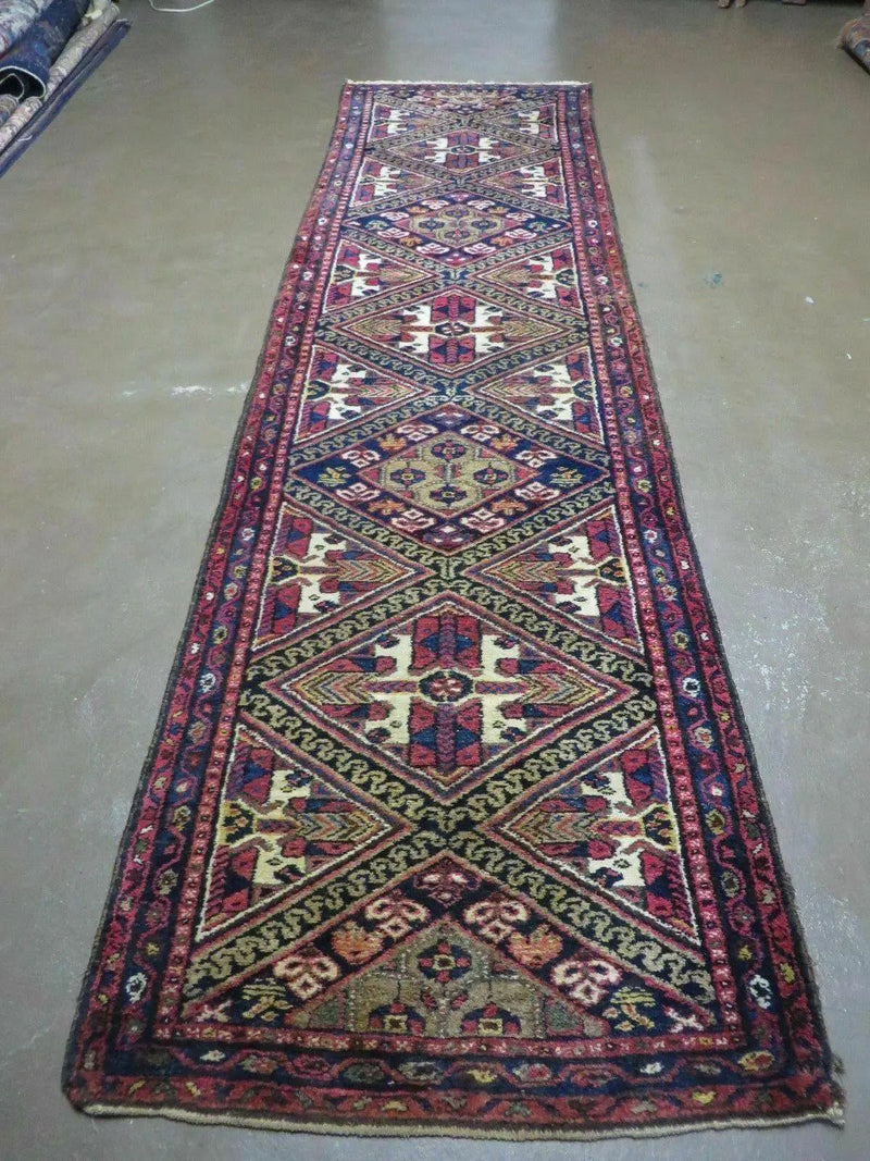 2' 6" X 9' Antique Handmade Turkish Anatolian Wool Runner Rug Nice by Jewel Rugs