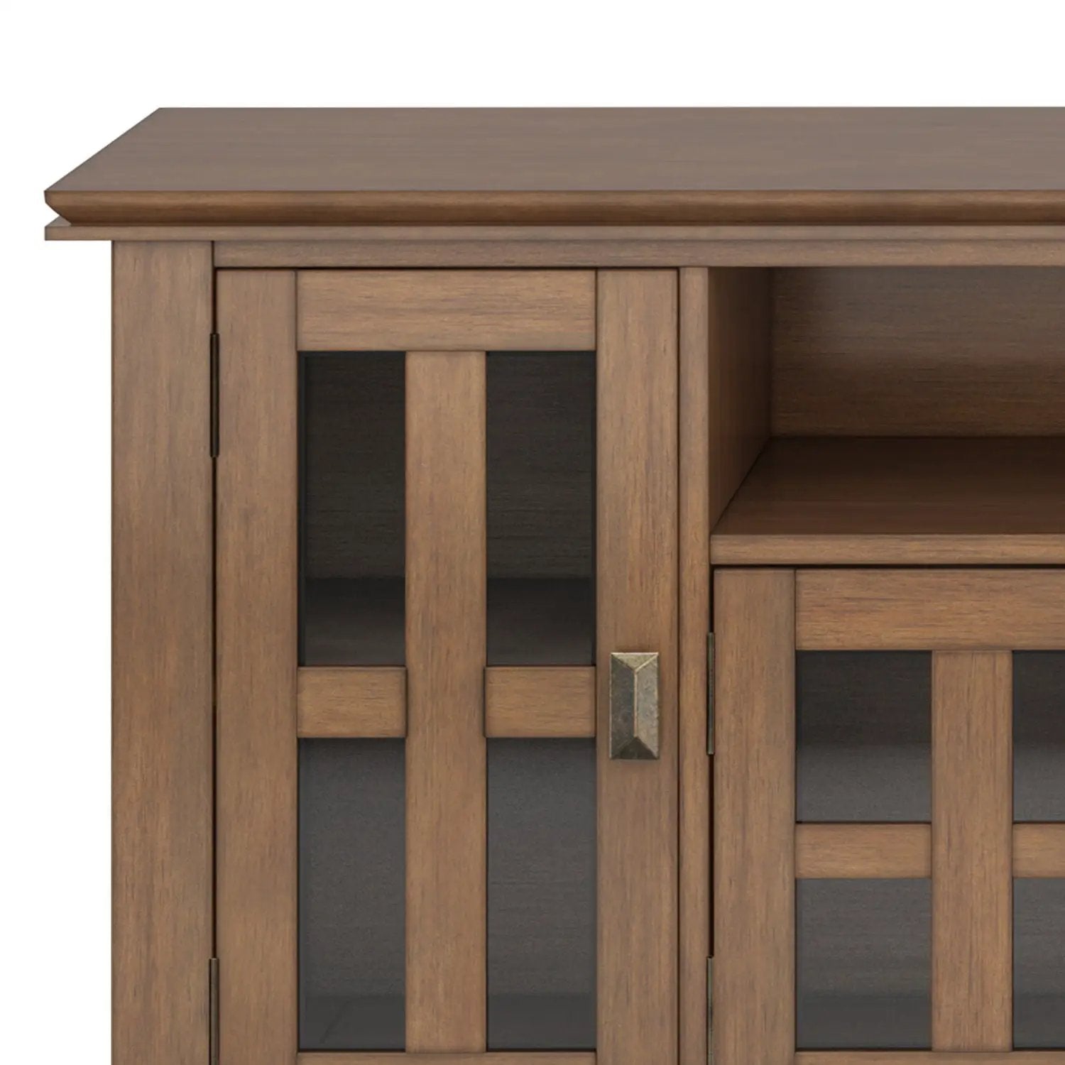 Artisan - TV Media Stand - Rustic Natural Aged Brown by Unique Piece Furniture