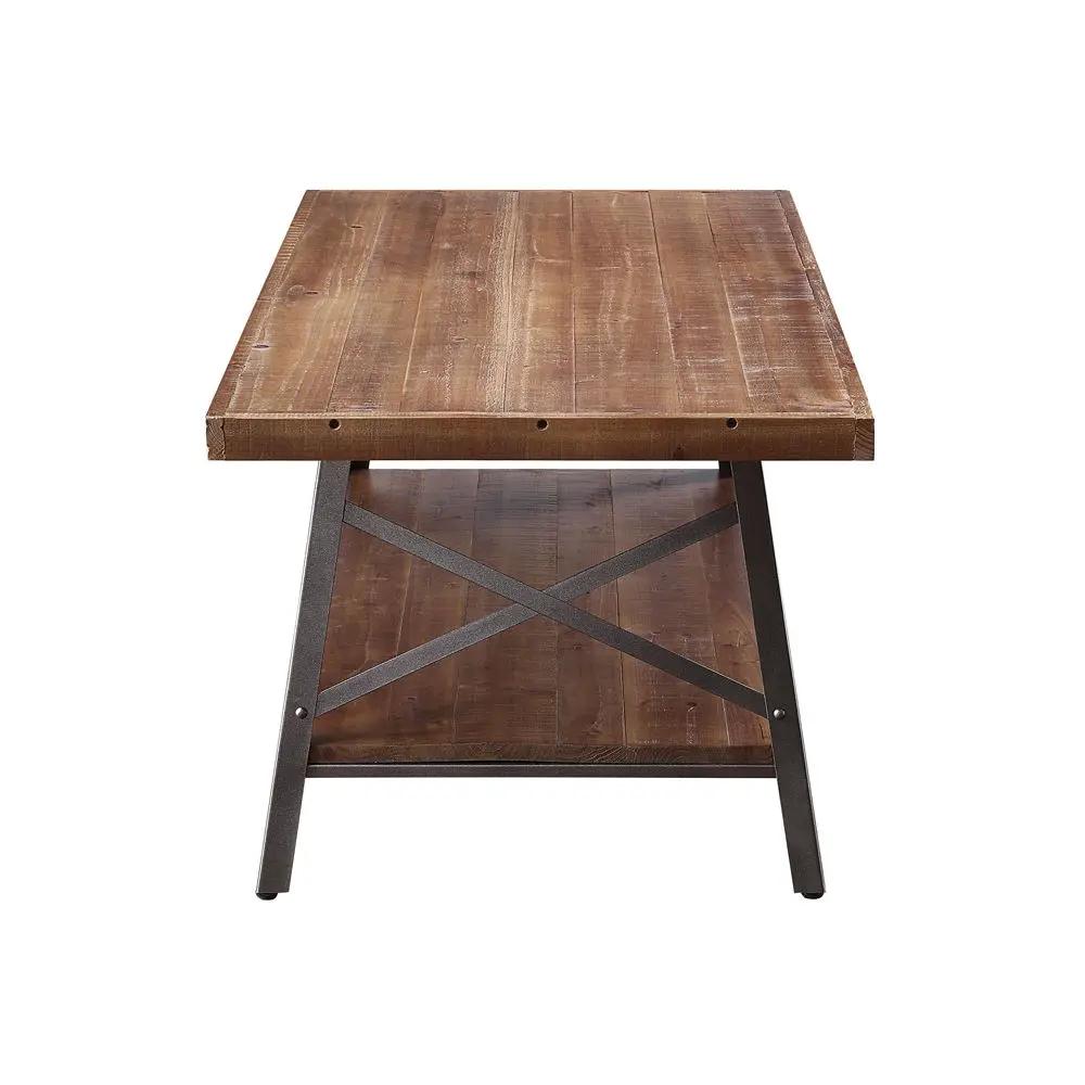Ikram - Coffee Table - Weathered Oak & Sandy Black by Unique Piece Furniture