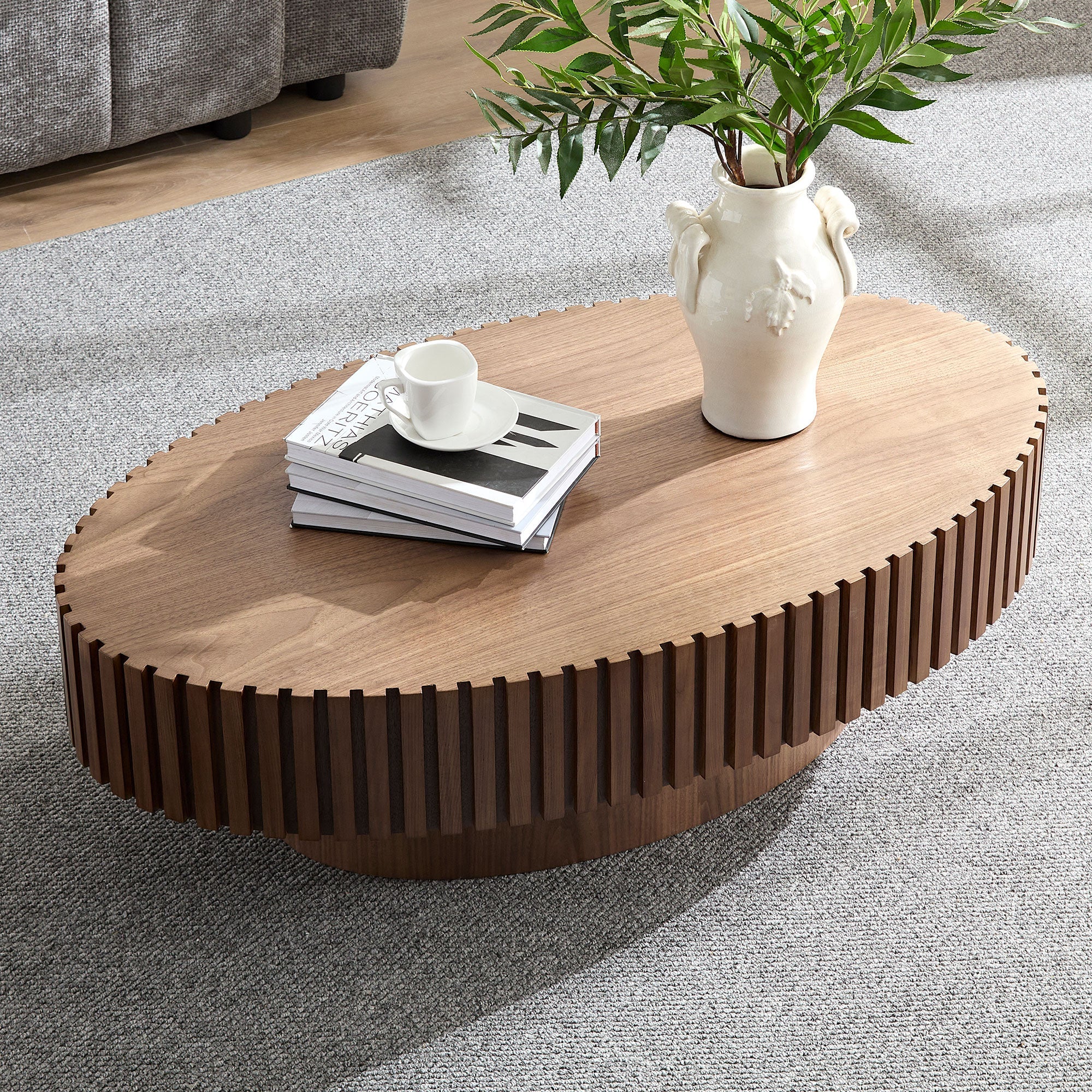 Modern Handcraft Drum Coffee Table by HouseOfZazla