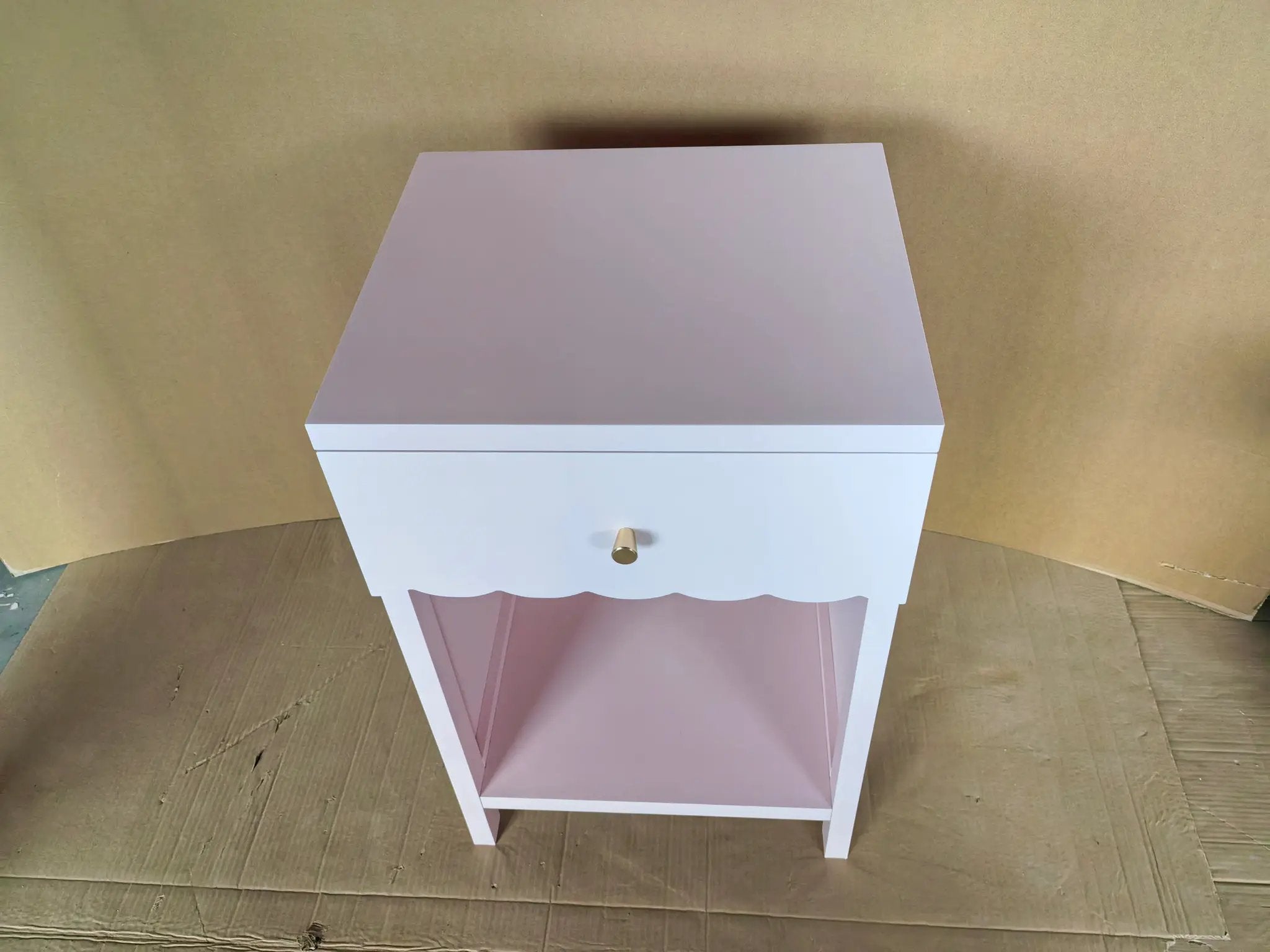 Modern Nightstand with Drawer and Open Shelf by HouseOfZazla