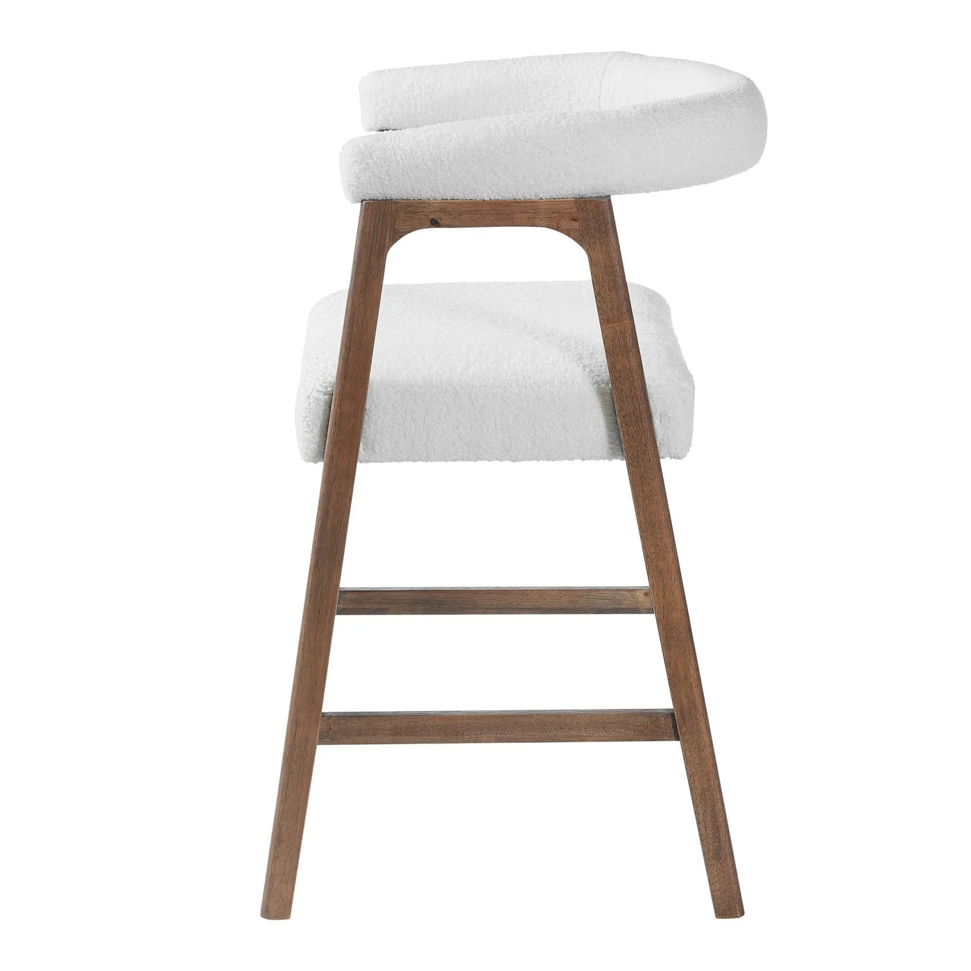 26'' Seat Height Bar Stools with Back - Set of 2 by HouseOfZazla