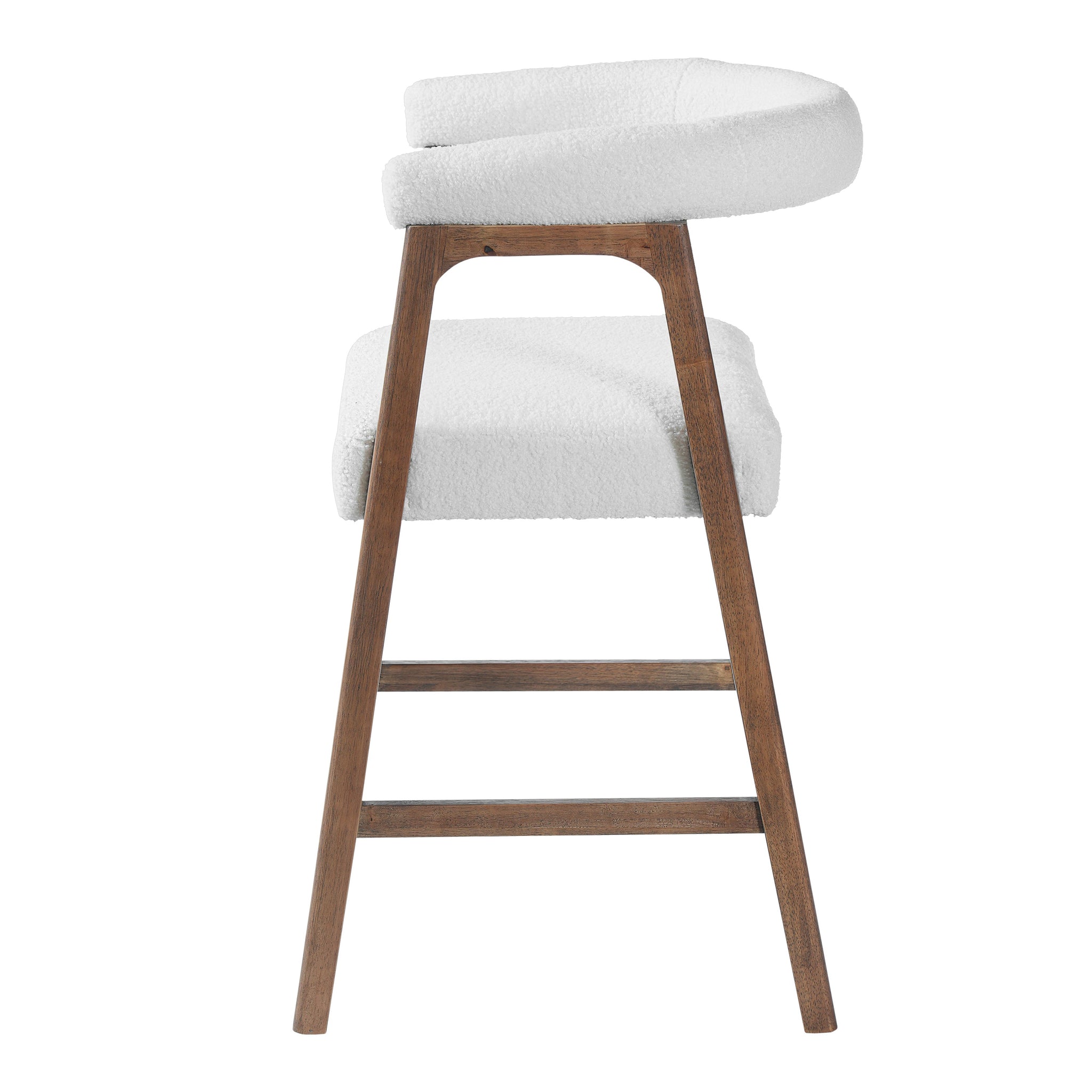 26'' Seat Height Bar Stools with Back - Set of 2 by HouseOfZazla