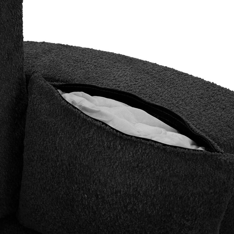 360° Swivel Chair Accent Barrel Chair With Removable Pillows by HouseOfZazla