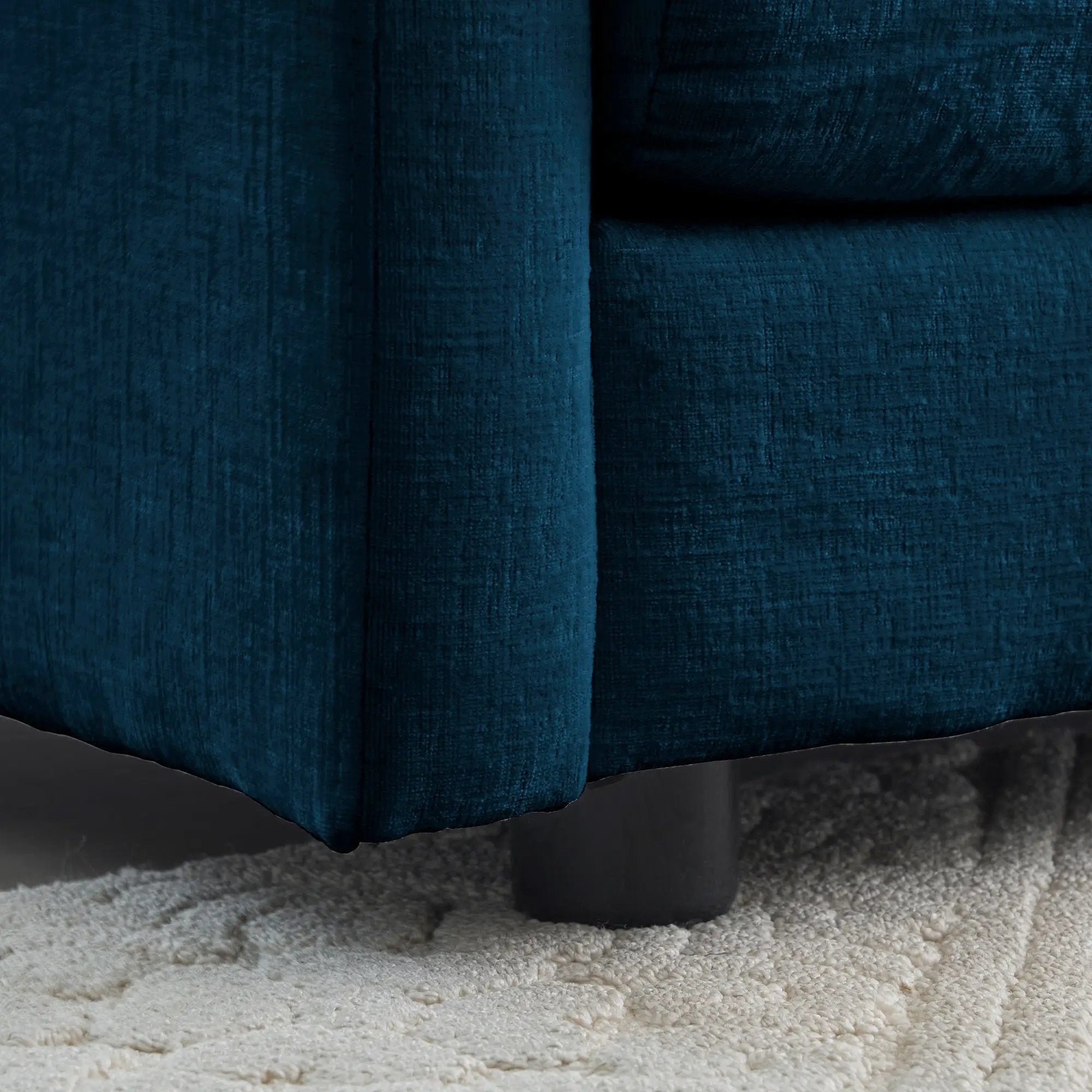 2-Piece Living Room Sofa Set in Blue Chenille by HouseOfZazla