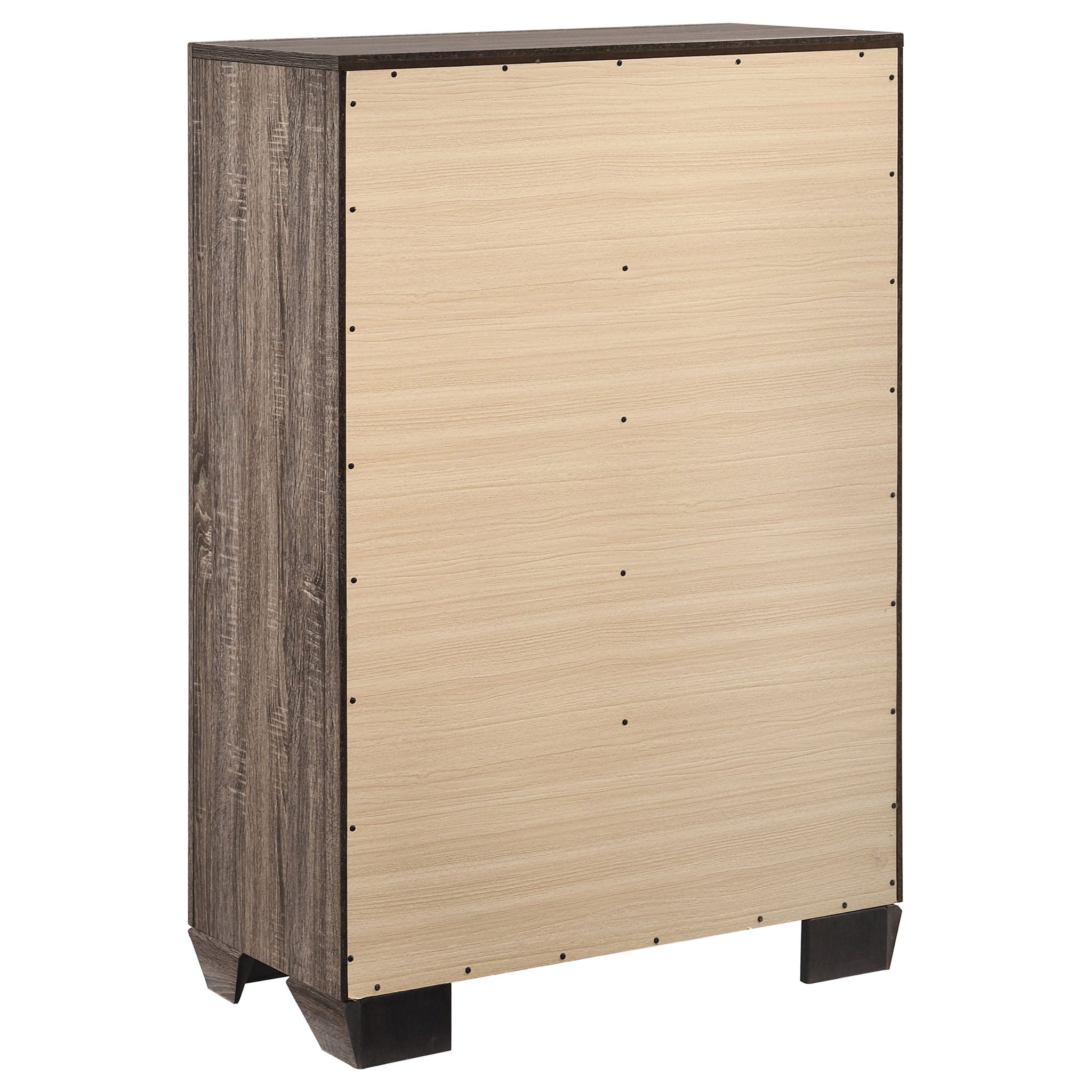 Harrison - 5 Drawer Bedroom Chest - Taupe by HouseOfZazla