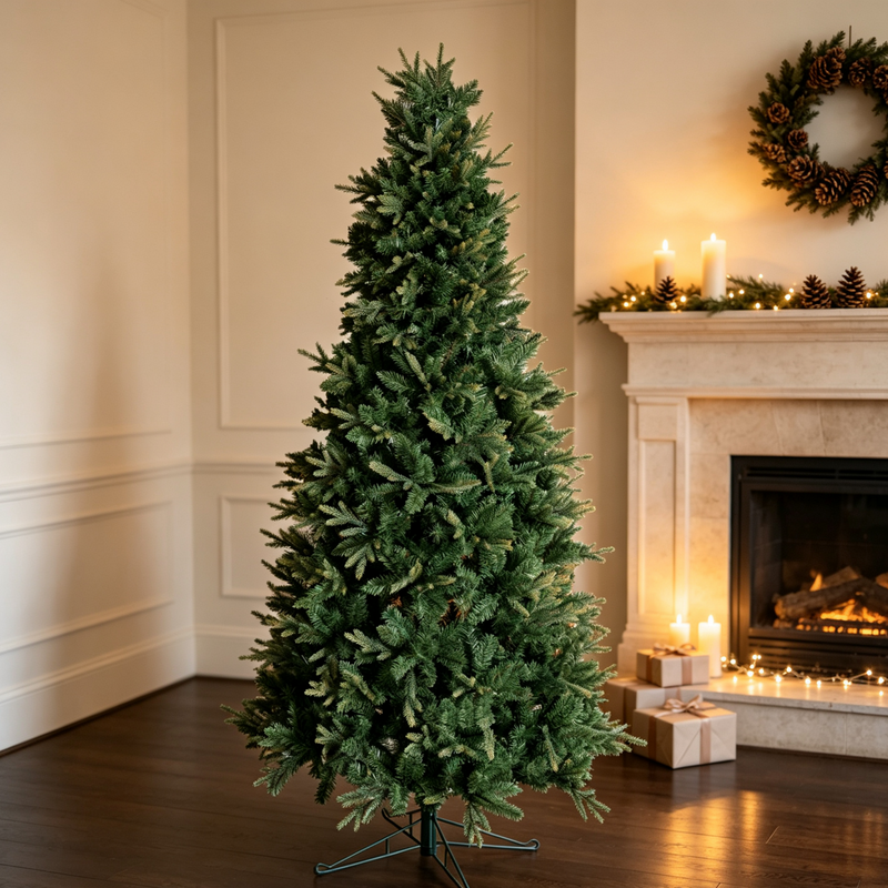 6.5 FT Slim Realistic PE/PVC Hybrid Christmas Tree by HouseOfZazla