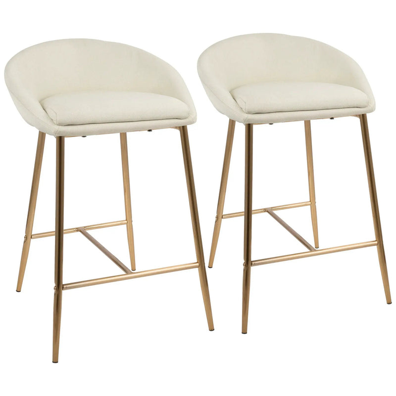 Matisse - Glam Counter Stool (Set of 2) by HouseOfZazla