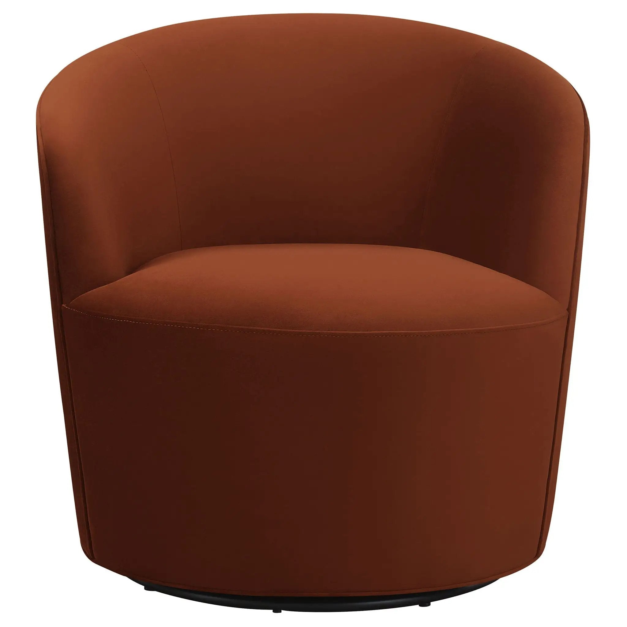 Resnick - Swivel Chair - Burnt Orange by HouseOfZazla
