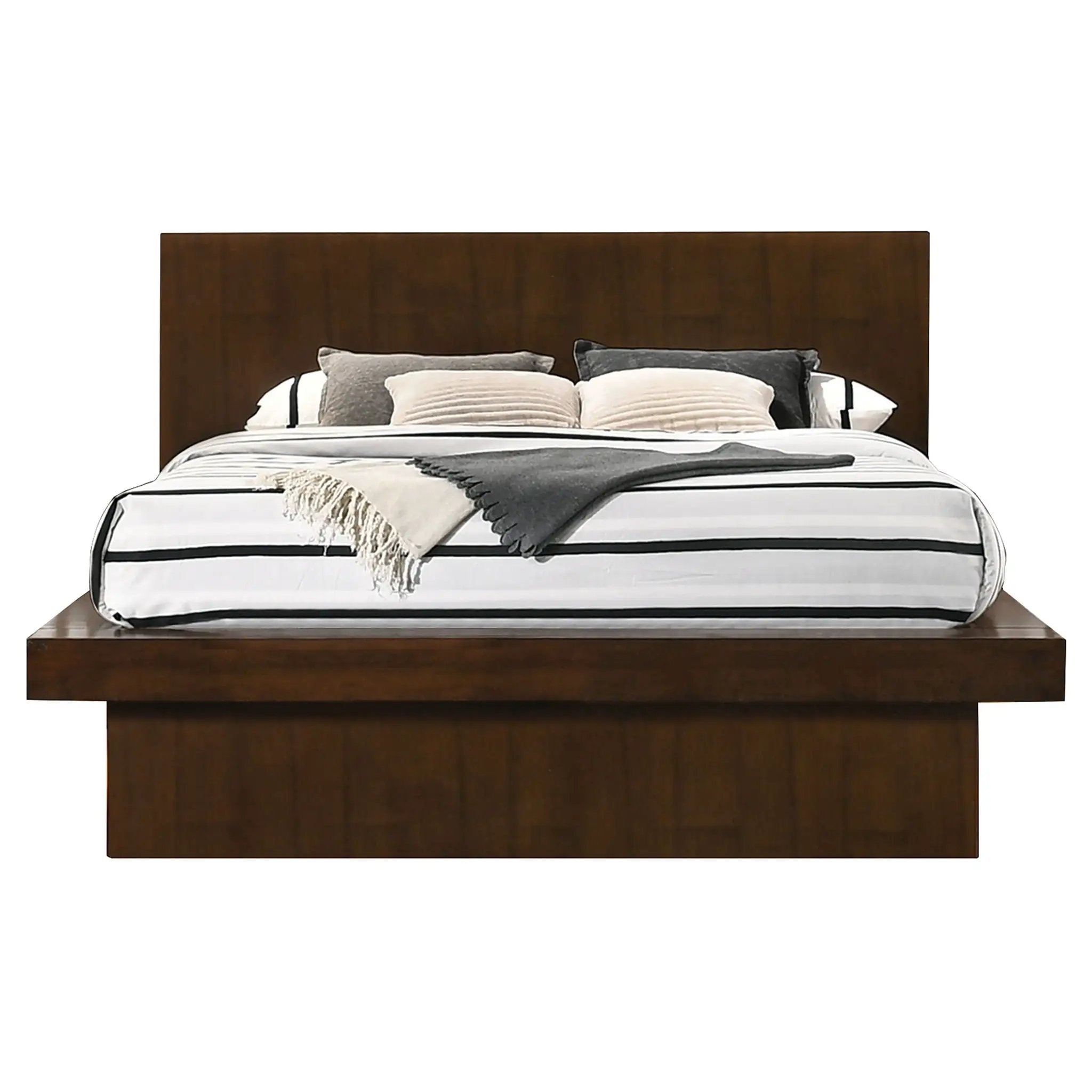Jessica 6-piece Queen LED Bedroom Set Cappuccino by Unique Piece Furniture