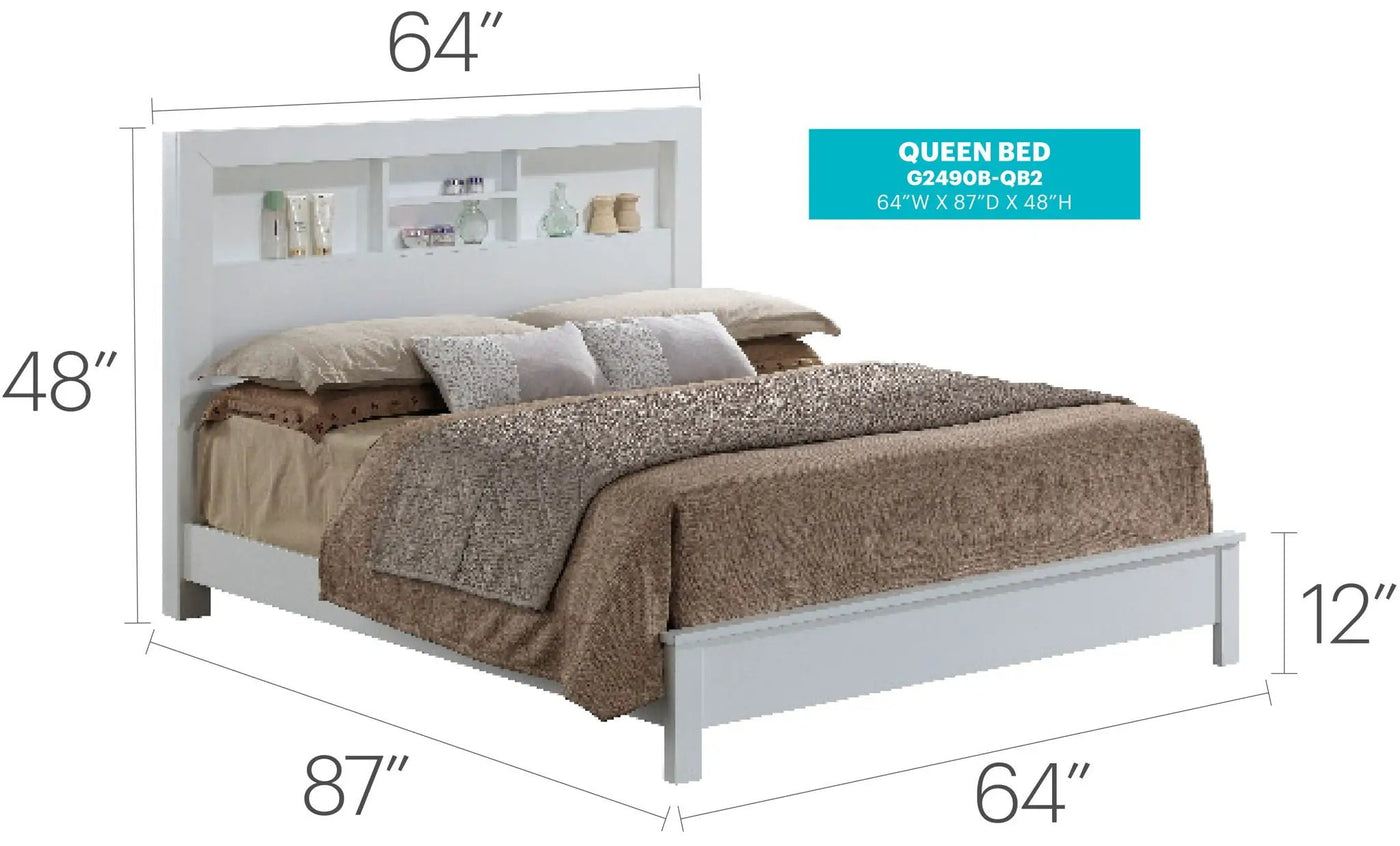 Bed With Transitional Design Stylish by HouseOfZazla