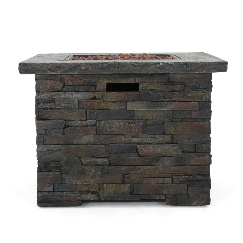33' SQUARE MGO FIRE PIT - 40000 BTU. by HouseOfZazla