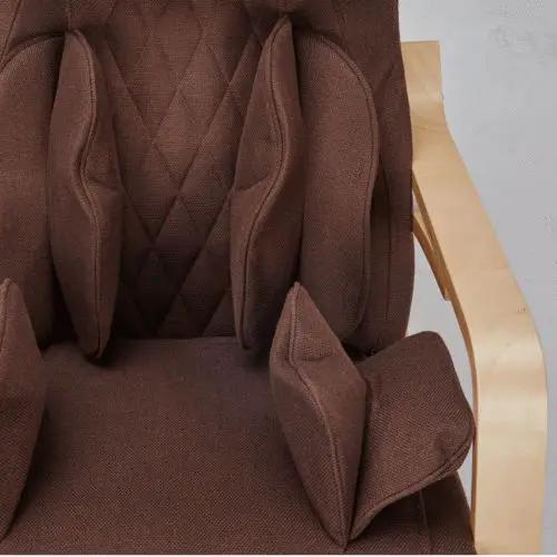 Full Massage Function Air Pressure Comfortable Relax Rocking Chair, Lounge Chair Relax Chair - Brown by HouseOfZazla