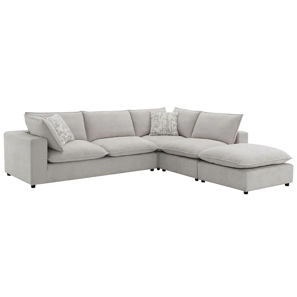 Marisa - Modular Ottoman - Beige Boucle by Unique Piece Furniture