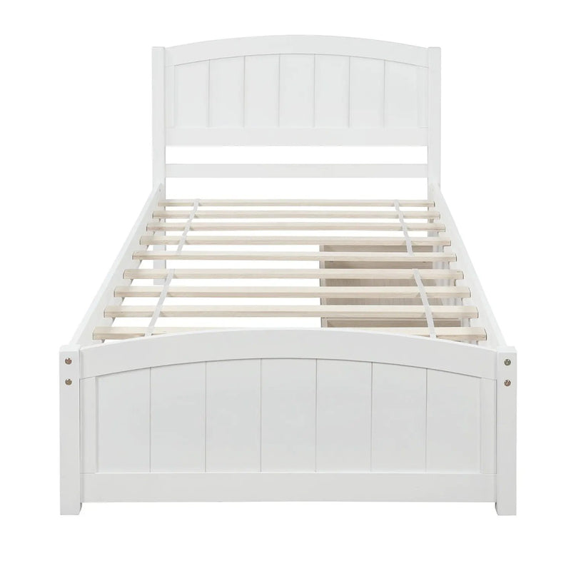 Platform Bed & Headboard, Footboard And Wood Slat Support by HouseOfZazla
