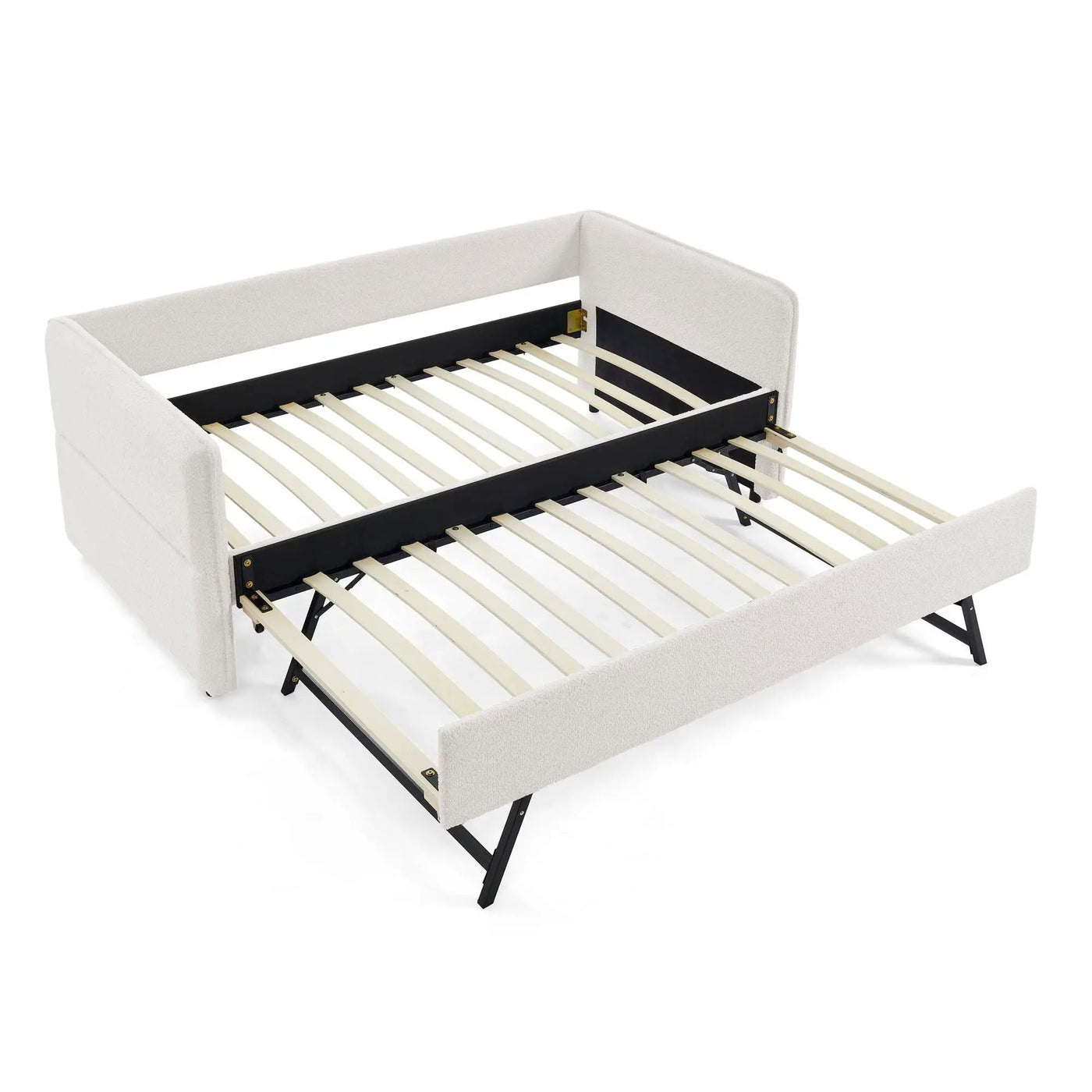 Upholstered Daybed With Pop Up Trundle by HouseOfZazla