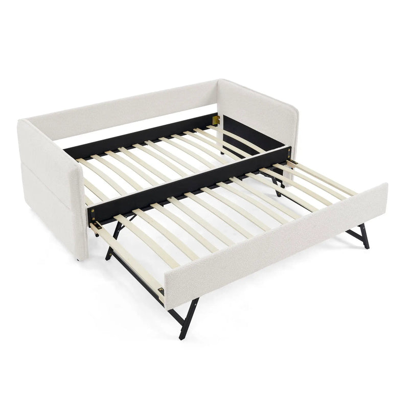 Upholstered Daybed With Pop Up Trundle by Unique Piece Furniture