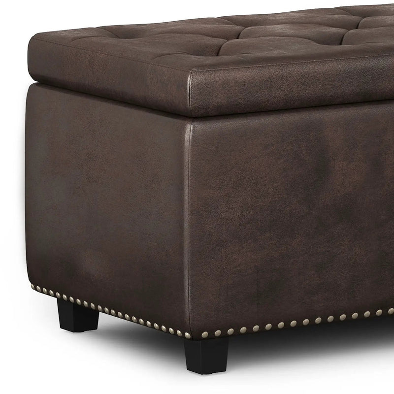 Hamilton - Upholstered Storage Ottoman by HouseOfZazla