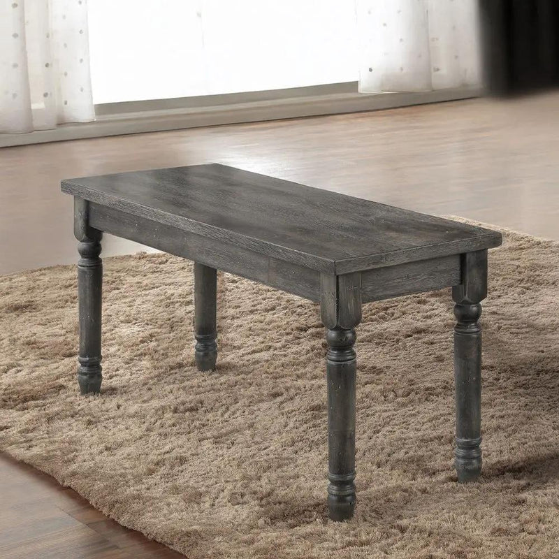 Wallace - Bench - Weathered Gray by Unique Piece Furniture