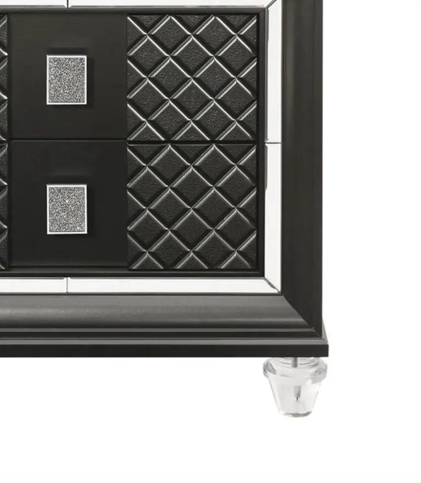 Sawyer - Metallic Nightstand - Gray by Unique Piece Furniture