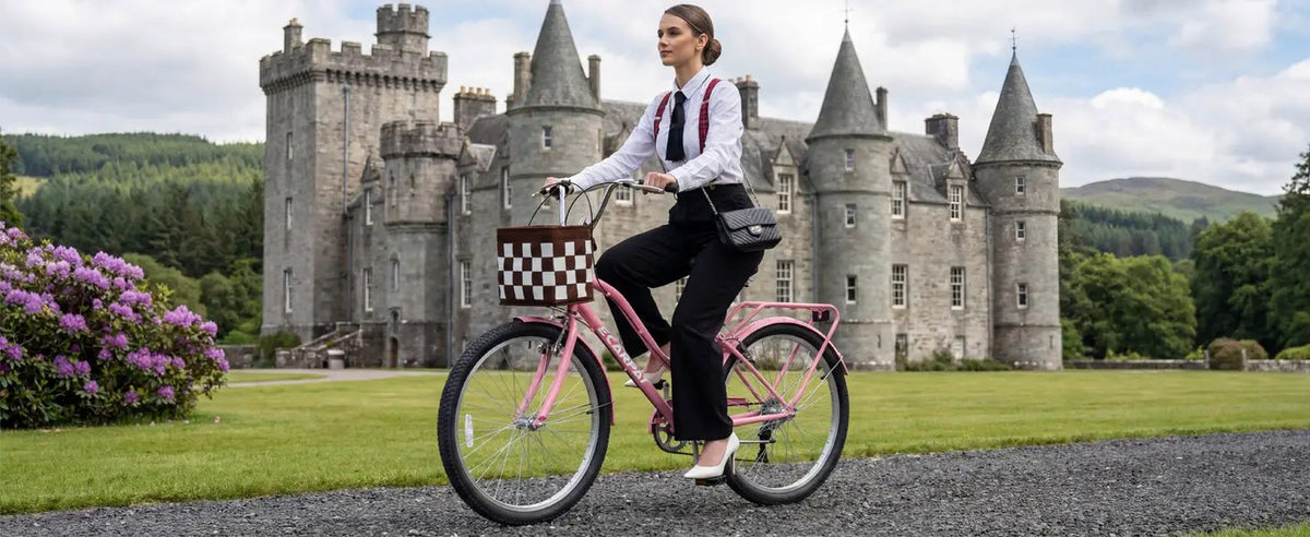 26 Inch 7-Speed City Commuter Bike with Lock & Detachable Basket, photo 5 of 10