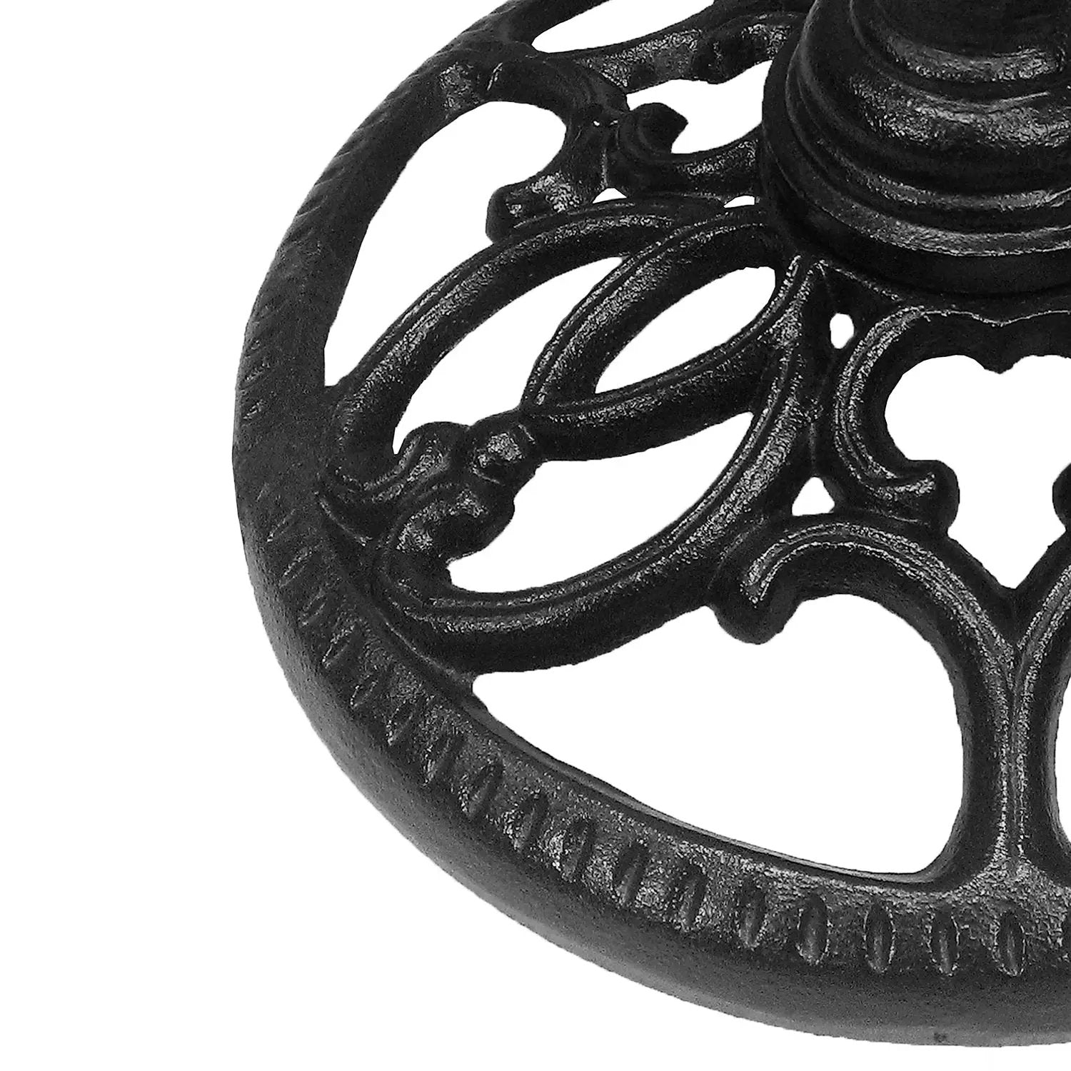 Black 23 lbs Round Cast Iron Umbrella Stand Base Weight by Sharicks