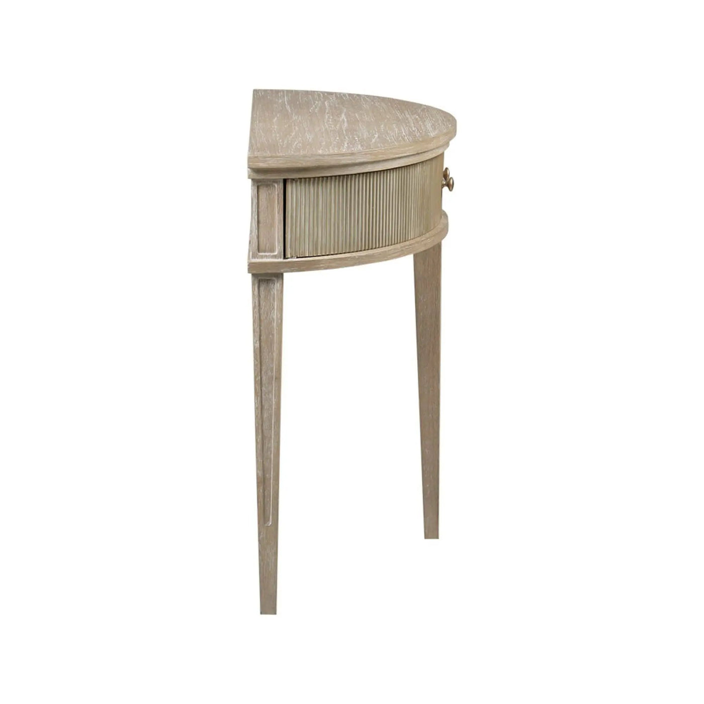 Vintage Inspired Storage Console Table With Fluted Doors by HouseOfZazla