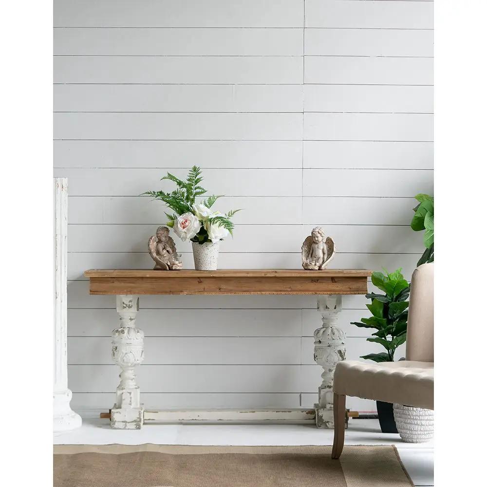 Alcott - Buffet Table - Brown / Antique White by Unique Piece Furniture