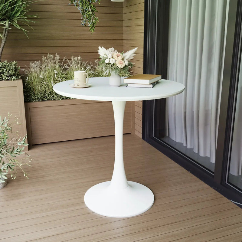 31.5" White Dining Table by HouseOfZazla