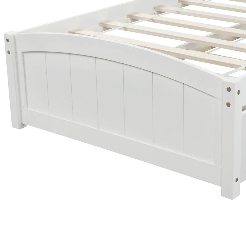 Platform Bed & Headboard, Footboard And Wood Slat Support by HouseOfZazla