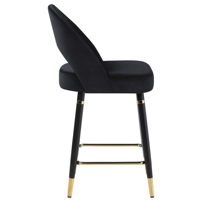 Open Back Counter Height Stools (Set of 2)