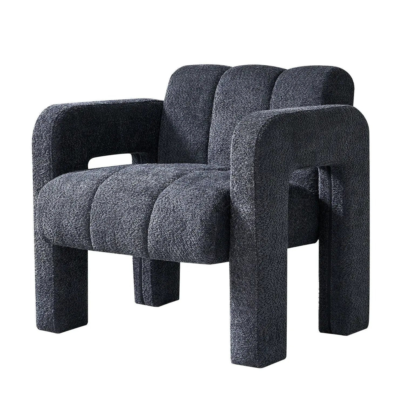 31.10" Boucle Upholstered Accent Chair by HouseOfZazla