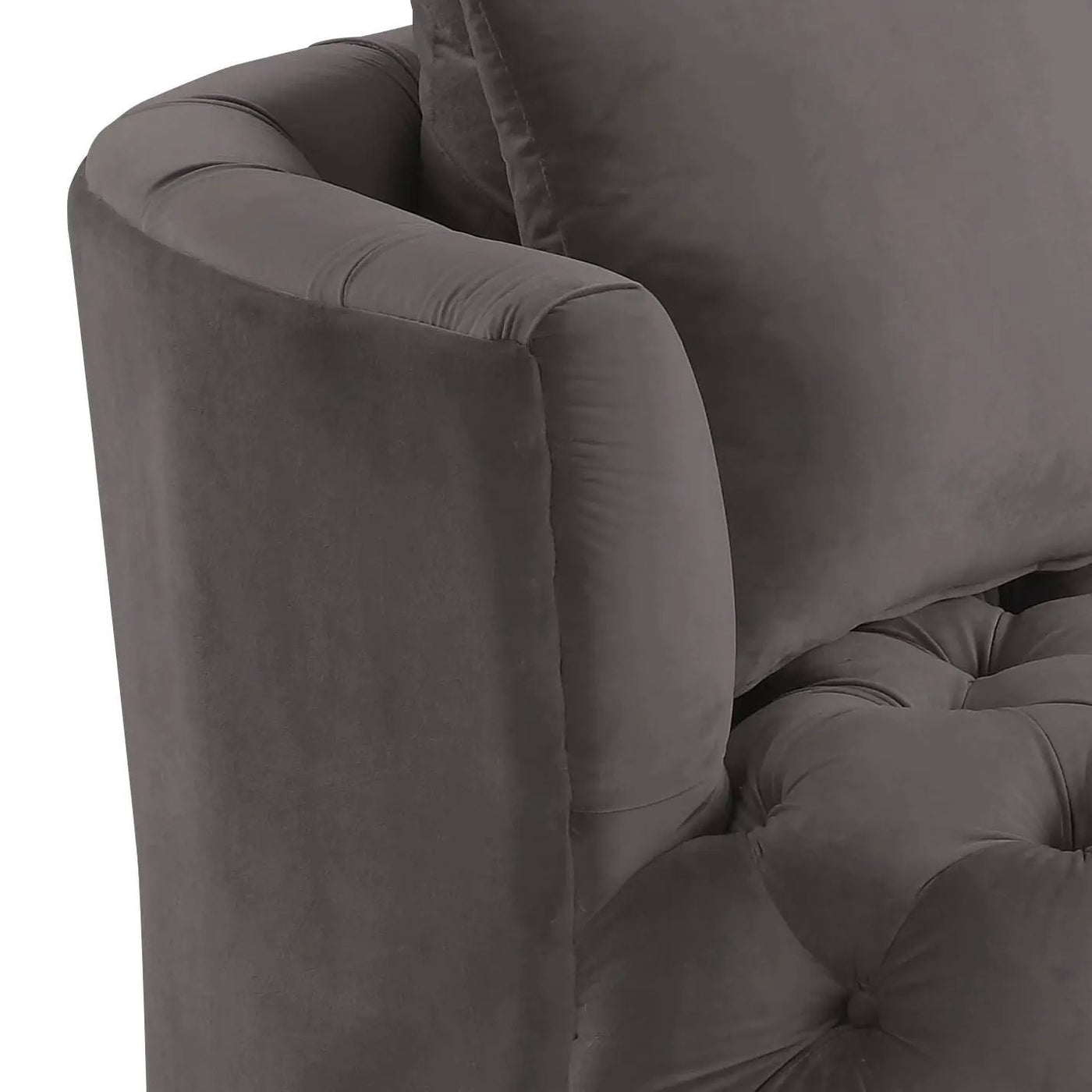 Zunyas Velvet Accent Chair With Swivel by HouseOfZazla