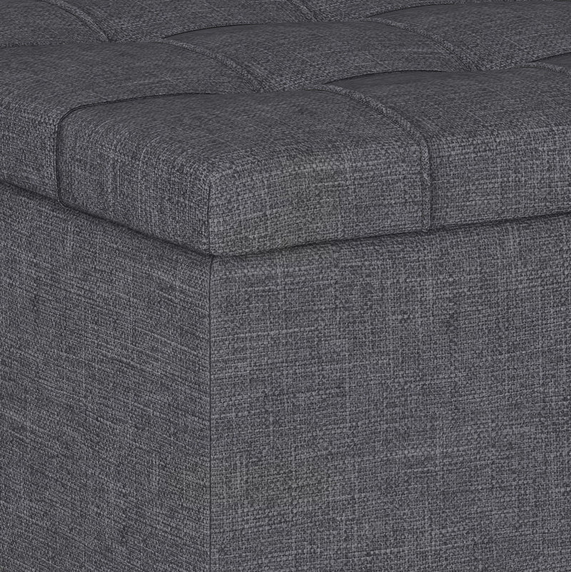 Harrison - Upholstered Coffee Table Storage Ottoman by HouseOfZazla