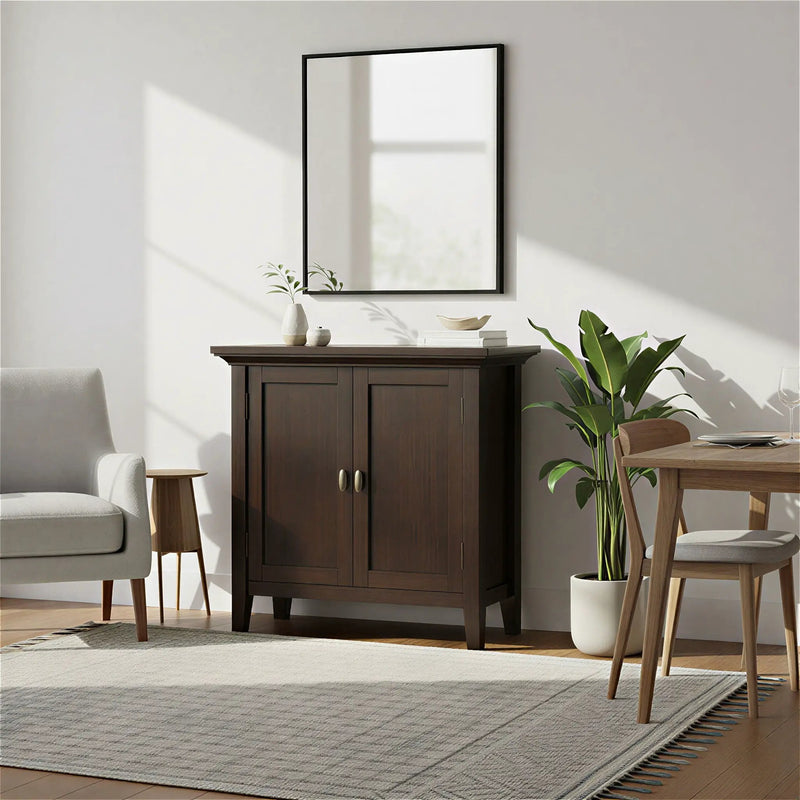 Redmond - Low Storage Cabinet - Brunette Brown by HouseOfZazla
