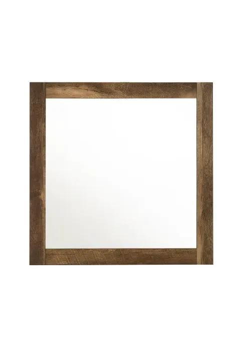Morales - Mirror - Rustic Oak by Unique Piece Furniture