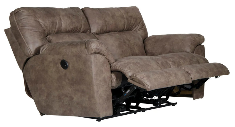 Hollins - Power Reclining Loveseat - Coffee by Unique Piece Furniture