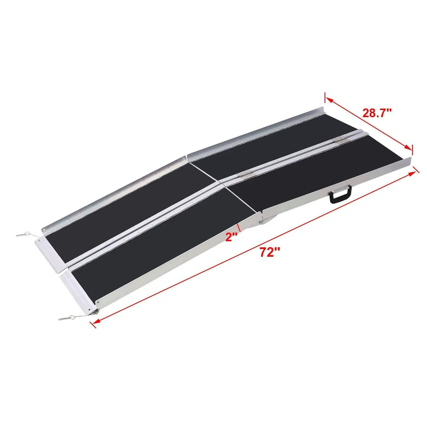 Portable And Foldable Wheelchair Ramp With Non-Skid Surface by HouseOfZazla
