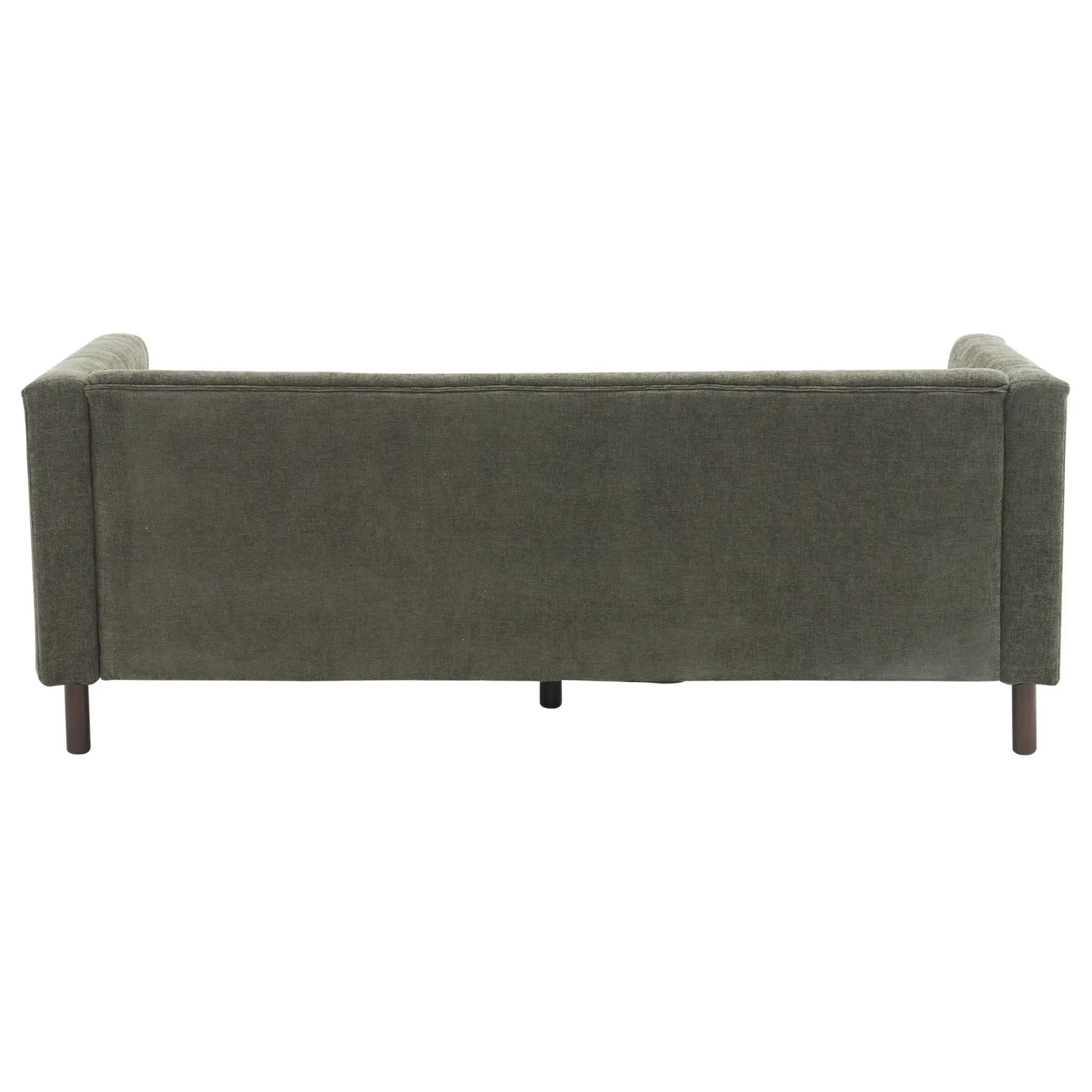 Upholstered Sofa Modern 3 Seater Sofa Couch With Tufted Design For Living Room by HouseOfZazla