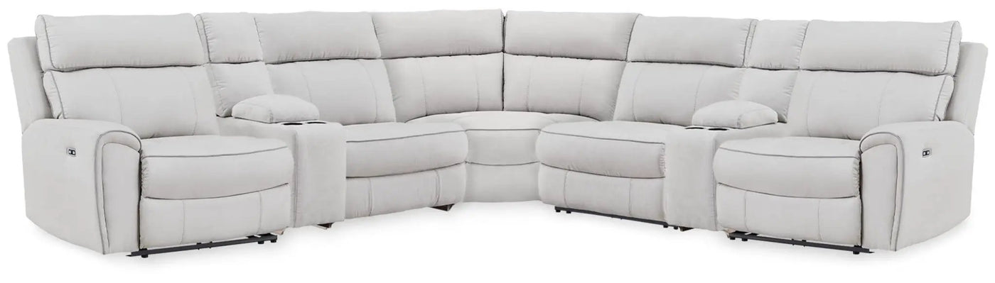 Social Pointe - Reclining Sectional by Unique Piece Furniture